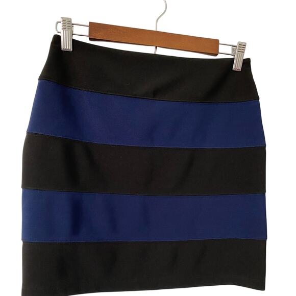 Forever 21 Women's S Whimsigoth Stripe Pencil Stretch Mini Skirt Academia Goth - Picture 7 of 7